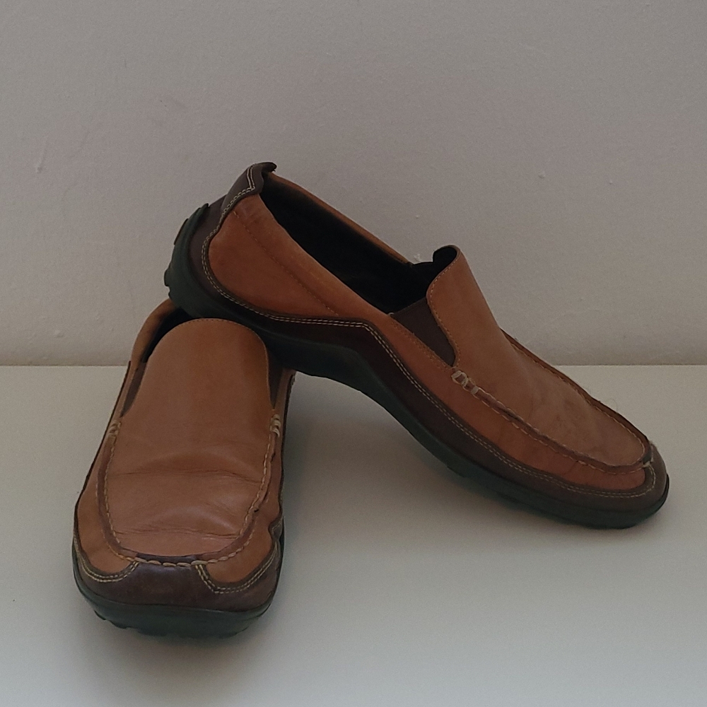 Cole Haan Men's Tucker Venetian Loafers, Tan Leather, Size 10.5M